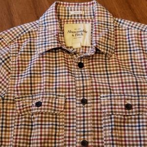 Large Abercrombie checkered button down